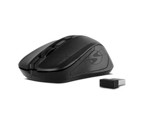 Мышь беспроводная SVEN RX-270W черный, 1600 dpi, радиоканал, USB, кнопки - 4