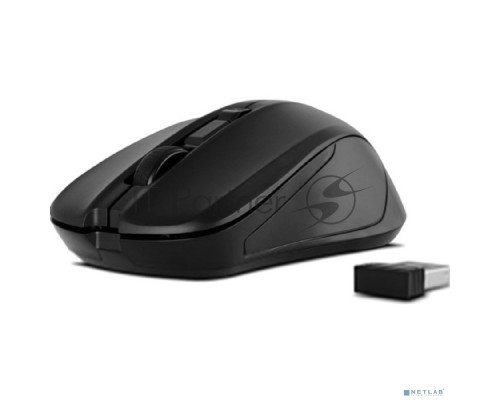 Мышь беспроводная SVEN RX-270W черный, 1600 dpi, радиоканал, USB, кнопки - 4