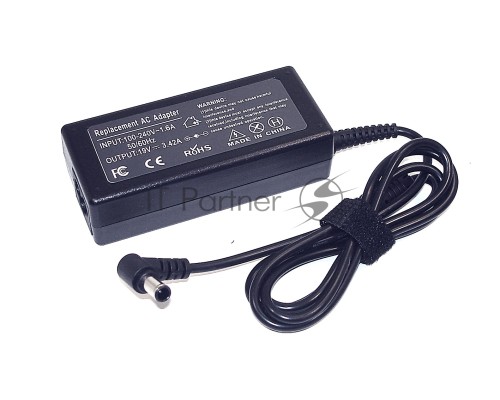 Блок питания для монитора и телевизора LCD 19V 3.42A 65W (6.5*4.4mm), OEM