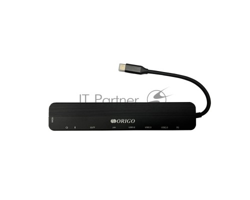 Док-станция USB-C 9-в-1 ORIGO OU3350SNPD/A1A USB 3.0, 2xUSB 2.0, USB-C/PD 3.0, HDMI, Gigabit LAN, SD/TF/microSD, TRRS, Mic