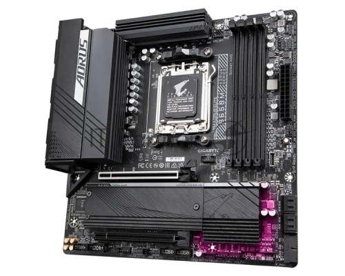 Материнская плата GIGABYTE B650M AORUS ELITE, Socket AM5, AMD B650, 4xDDR5, 4xSATA, 2xM.2, 1xPCI-E 4.0 x16, 1xPCI-E 4.0 x4, 1xHDMI, 1xDP, 1x 2.5Gb LAN, 5xUSB-A 3.2 Gen 1, 2xUSB-A 3.2 Gen 2, 4xUSB-A 2.0, 1xUSB-C 3.2 Gen 2, 2x3.5 мм, 7.1, Micro-ATX