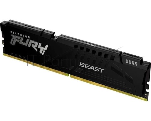 Оперативная память Kingston 16GB DDR5 5200MHz (1*16Gb) DIMM KF552C36BBE-16 Fury Beast Black