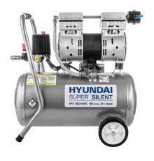 Компрессор поршневой Hyundai HYC 18224LMS безмасляный 180л/мин 24л 1000Вт серебристый