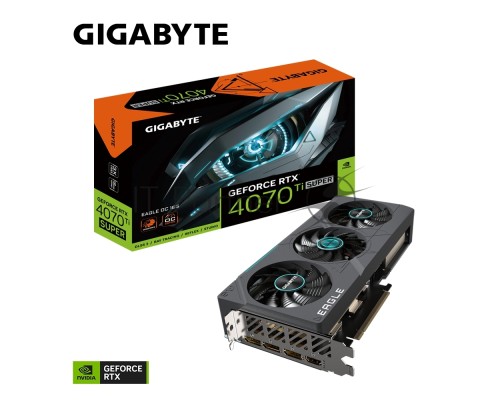 Видеокарта Gigabyte GV-N407TSEAGLE OC-16GD RTX4070Ti SUPER EAGLE OC 16GB GDDR6X 256-bit DPx3 HDMI 3FAN RTL