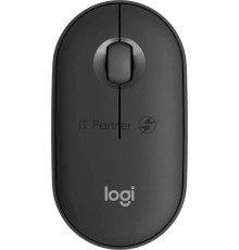 Мышь беспроводная Logitech Pebble 2 M350S графитовый, 4000 dpi, Bluetooth, кнопки - 3