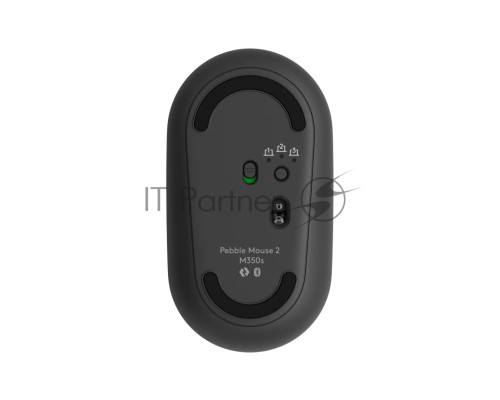 Мышь беспроводная Logitech Pebble 2 M350S графитовый, 4000 dpi, Bluetooth, кнопки - 3