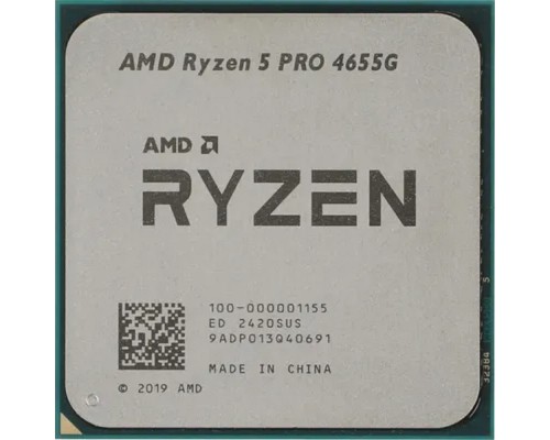 [Процессор] CPU AMD Ryzen 5 PRO 4655G OEM (100-000001155) {3,70GHz, Turbo 4,20GHz, Radeon Graphics AM4}