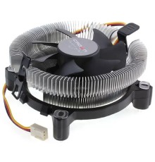 CROWN Кулер для процессора CM-80 v2 (Для Intel + 1700 и AMD, TDP до 65 Ватт, коннектор 3 pin, Низкая посадка радиатора , Гидродинамический  подшипник, Размер: 115*103*42 мм)
