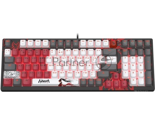 Клавиатура A4Tech Bloody S98 Naraka BLMS Plus механическая черный/красный USB for gamer LED (S98 NARAKA BLMS RED PLUS)