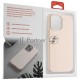 Чехол (клип-кейс) uBear для Apple iPhone 13 Pro Touch Case светло-розовый (CS105LR61PTH-I21)