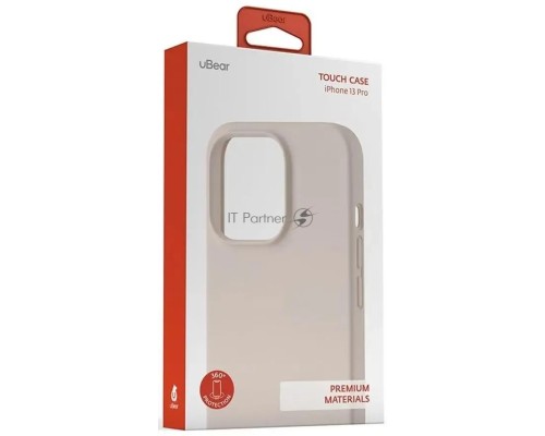 Чехол (клип-кейс) uBear для Apple iPhone 13 Pro Touch Case светло-розовый (CS105LR61PTH-I21)