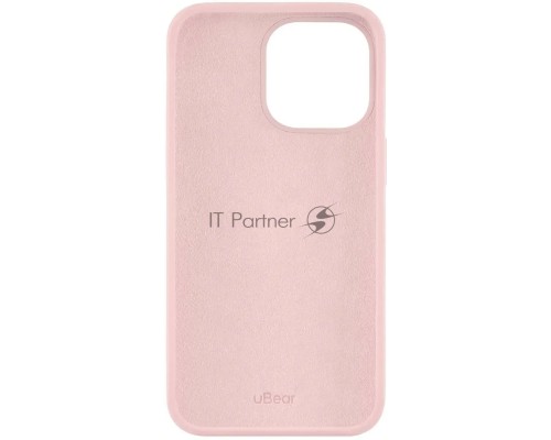 Чехол (клип-кейс) uBear для Apple iPhone 13 Pro Touch Case светло-розовый (CS105LR61PTH-I21)