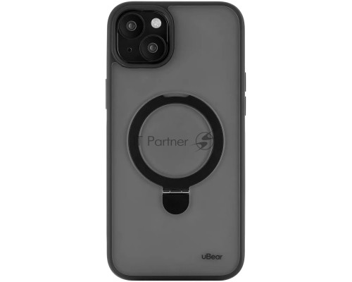 Чехол (клип-кейс) uBear для Apple iPhone 15 Plus Clip Mag Case with MagSafe черный (CS300BL67RG-I23M)