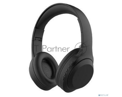 Наушники BT полноразмерные Perfeo с микрофоном MODE черные MP3 плеер, FM, AUX [PF_C3916]