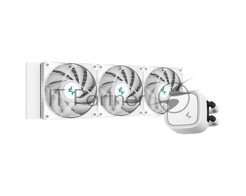 Система водяного охлаждения Deepcool LE720 Soc-AM5/AM4/1151/1200/1700 белый 4-pin 19-33dB Al 250W 1570gr Ret