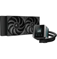 Система водяного охлаждения Deepcool Mystique 240 Soc-AM5/AM4/1151/1200/1700 черный 4-pin 36.49dB Al 1543gr Ret