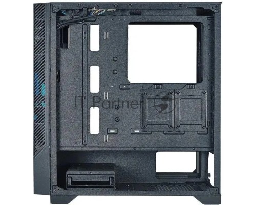 Компьютерный корпус Azza Eclipse черный без БП ATX 9x120mm 5x140mm 2xUSB2.0 1xUSB3.0 audio bott PSU