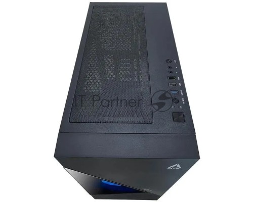 Компьютерный корпус Azza Eclipse черный без БП ATX 9x120mm 5x140mm 2xUSB2.0 1xUSB3.0 audio bott PSU