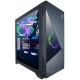 Компьютерный корпус Azza Eclipse черный без БП ATX 9x120mm 5x140mm 2xUSB2.0 1xUSB3.0 audio bott PSU
