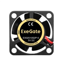 Exegate EX295187RUS Вентилятор 5В DC ExeGate EX02510S2P-5 (25x25x10 мм, Sleeve bearing (подшипник скольжения), 2pin, 10000RPM, 22dBA)