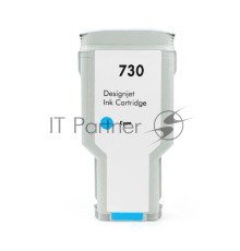 Струйный картридж NV Print 730 (NV-P2V68A) Cyan для HP DesignJet T1700, T1600, T2600 (300 мл)