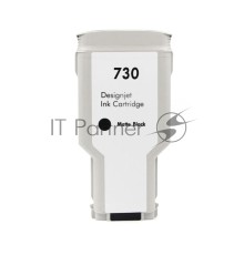Струйный картридж NV Print 730 (NV-P2V71A) Matte Black для HP DesignJet T1700, T1600, T2600 (300 мл)