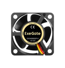 Exegate EX295196RUS Вентилятор 5В DC ExeGate EX04020S3P-5 (40x40x20 мм, Sleeve bearing (подшипник скольжения), 3pin, 5000RPM, 22dBA)
