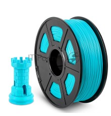 Филамент NVPRINT ABS Cyan для 3D печати диаметр 1.75мм  длина 330 метров  масса 1 кг