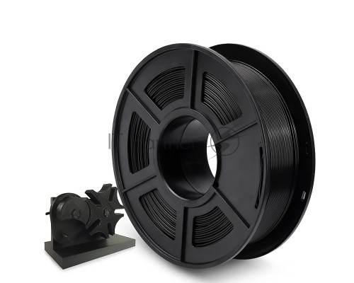 Филамент NVPRINT PLA  Black для 3D печати диаметр 1.75мм  длина 330 метров  масса 1 кг