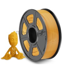 Филамент NVPRINT PLA Gold для 3D печати диаметр 1.75мм  длина 330 метров  масса 1 кг
