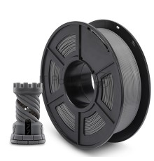 Филамент NVPRINT PLA+ Grey для 3D печати диаметр 1.75мм  длина 330 метров  масса 1 кг