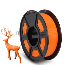 Филамент NVPRINT PLA+ Orange для 3D печати диаметр 1.75мм  длина 330 метров  масса 1 кг