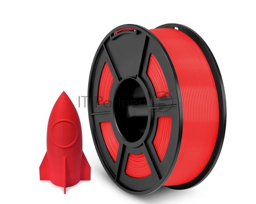 Филамент NVPRINT PLA Red для 3D печати диаметр 1.75мм  длина 330 метров  масса 1 кг