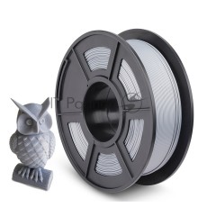 Филамент NVPRINT PLA Silver для 3D печати диаметр 1.75мм  длина 330 метров  масса 1 кг