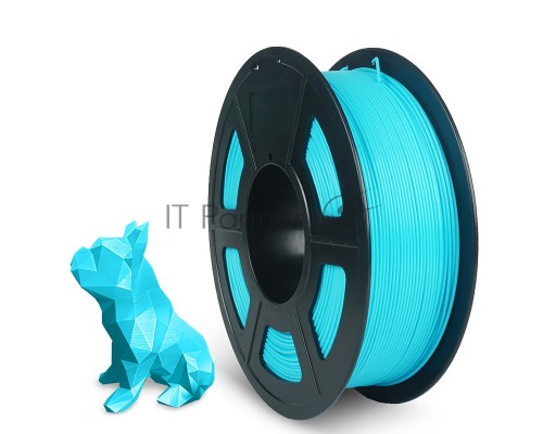 Филамент NVPRINT PLA+ Sky Blue для 3D печати диаметр 1.75мм  длина 330 метров  масса 1 кг