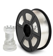 Филамент NVPRINT PLA Transparent  для 3D печати диаметр 1.75мм  длина 330 метров  масса 1 кг