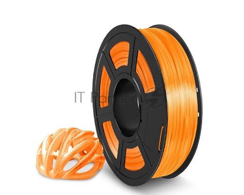 Филамент NVPRINT TPU Trans. Orange для 3D печати диаметр 1.75мм  длина 165 метров  масса 0,5 кг