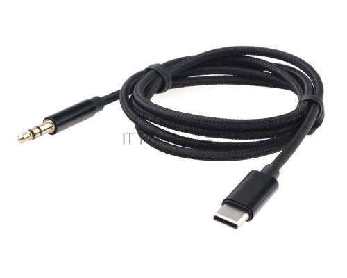 Кабель-переходник USB Cablexpert CCAB-CM35M-1M-B, Type-C/Jack3.5, Mobile, 1м, черн, коробка Кабель-переходник USB Cablexpert CCAB-CM35M-1M-B, Type-C/Jack3.5, Mobile, 1м, черн, коробка