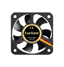 Exegate EX297020RUS Вентилятор 12В DC ExeGate EX05010B3P (50x50x10 мм, 2-Ball (двойной шарикоподшипник), 3pin, 6500RPM, 30dBA)