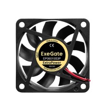 Exegate EX297029RUS Вентилятор 12В DC ExeGate ExtraPower EP06015S3P (60x60x15 мм, Sleeve bearing (подшипник скольжения), 3pin, 4800RPM, 32dBA)