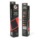 Коврик для мыши Gembird MP-35-30-BLACK, черный, 350х300х3мм, ткань+резина, оверлок, коробка