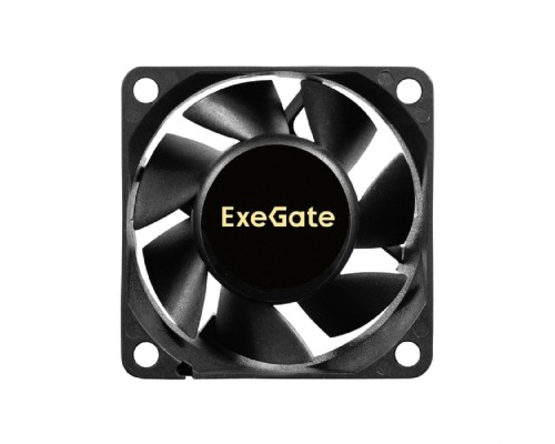 [Вентиляторы] Exegate EX297037RUS Вентилятор 12В DC ExeGate ExtraPower EP06025B3P (60x60x25 мм, 2-Ball (двойной шарикоподшипник), 3pin, 4500RPM, 31dBA)