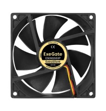 Exegate EX297049RUS Вентилятор 12В DC ExeGate ExtraSilent ES09225S3P (92x92x25 мм, Sleeve bearing (подшипник скольжения), 3pin, 2000RPM, 25dBA)