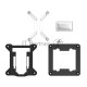 Кулер для процессора ID-COOLING IS-30i BLACK LGA1700/1200/115X низкопрофильный высота 30mm (36шт/кор, TDP 100W, PWM, 4 тепл.трубки прямого контакта, FAN 92mm) BOX