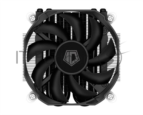 Кулер для процессора ID-COOLING IS-30i BLACK LGA1700/1200/115X низкопрофильный высота 30mm (36шт/кор, TDP 100W, PWM, 4 тепл.трубки прямого контакта, FAN 92mm) BOX