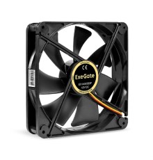 Exegate EX297099RUS Вентилятор 12В DC ExeGate EX14025B3P (140x140x25 мм, 2-Ball (двойной шарикоподшипник), 3pin, 1250RPM, 23dBA)