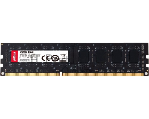 Оперативная память Dahua 8GB DDR3-1600 C160 (PC3-12800) UDIMM CL11, 1.5V