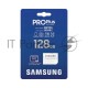 Флеш карта microSDXC 128GB Samsung PRO Plus Class 10, A2, V30, UHS-I (U3), W 130 МБ/с, R 180 МБ/с, <MB-MD128SA/KR> адаптер на SD