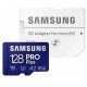 Флеш карта microSDXC 128GB Samsung PRO Plus Class 10, A2, V30, UHS-I (U3), W 130 МБ/с, R 180 МБ/с, <MB-MD128SA/KR> адаптер на SD