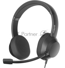 Наушники с микрофоном A4Tech Fstyler FH150U черный 2м накладные USB оголовье (FH150U BLACK)